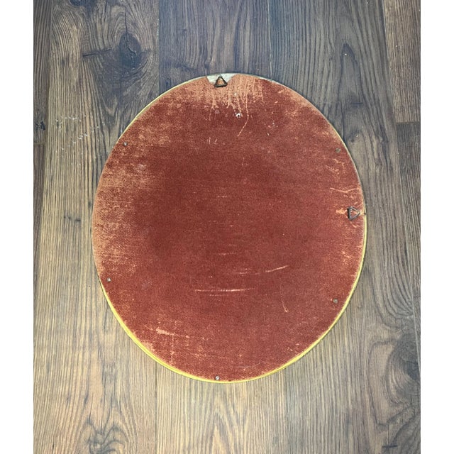 Art Nouveau Gold Leaf Wall Mirror, 1920s For Sale - Image 6 of 7