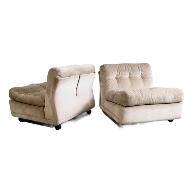 Pair Bellini "Amanta" for C&b Italia Modular Lounge Chairs For Sale
