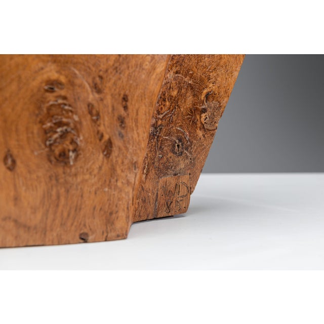 Sculptural Form in Elm, 1985 For Sale - Image 18 of 18