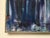 Large Signed Abstract Expressionist Painting by Schaeffer in Custom Silver Frame For Sale - Image 4 of 9