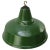 Industrial Vintage British Industrial Green Enamel Pendant Light For Sale - Image 3 of 6