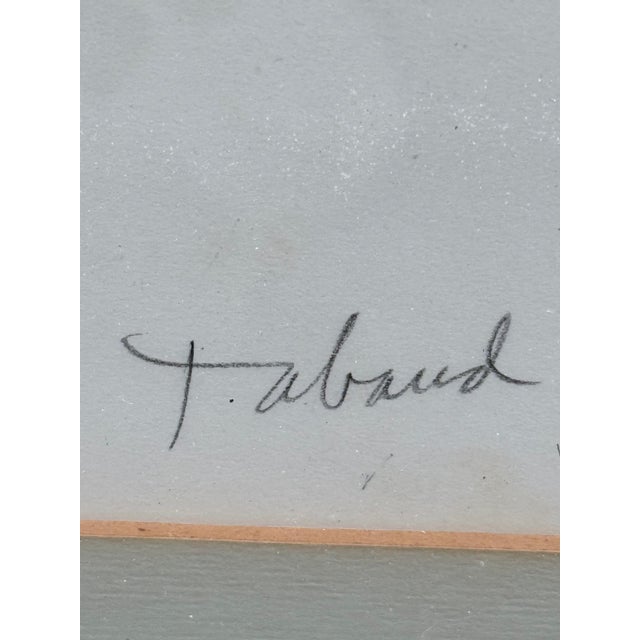 Jean Gilbert Tabaud - Untitled (Sketch of a Woman) C.1960s For Sale - Image 4 of 9