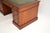 Antique Victorian Pedestal Desk in Walnut with Leather Top, 1860s For Sale - Image 11 of 12