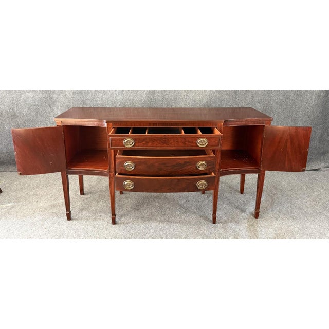 Mid 20th Century Vintage Flamed Mahogany Sideboard For Sale - Image 5 of 13