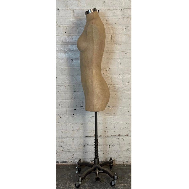 Art Deco Vintage Adjustable Mannequin on Wheels For Sale - Image 3 of 9