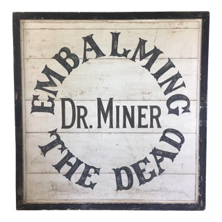 Antique Trade Sign For Sale