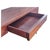 Mid 20th Century Pair of Midcentury Style Single Drawer Wood Consoles For Sale - Image 5 of 5