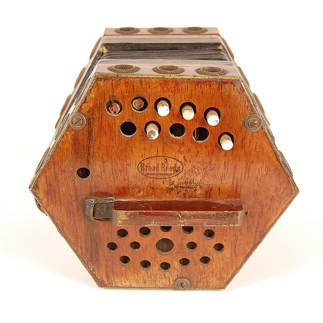 Vintage 'Broad Reeds' Concertina Chairish