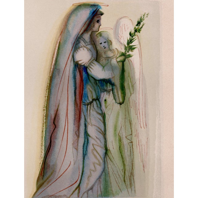 Salvador dali (1904-1989) l'arcangelo gabriele (the archangel gabriel) plate 32 from "la divina commedia" (the divine...