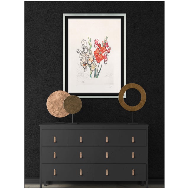 The artwork here, "Gladiolus Cum Aurium Corymbo Expectantium" is a wonderful depiction of surreal flowers, created with...