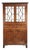 Antique English Oak Cabinet, 1700s For Sale
