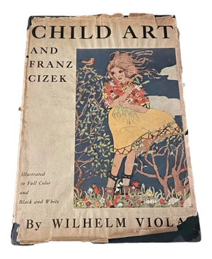 1936 Viennese Secession / Art Nouveau “Child Art and Franz Cizek” Hardback Book With Plates