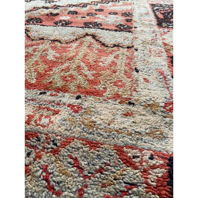 Antique Turkish Oushak Rug For Sale - Image 18 of 18