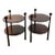 Early 21st Century Modernist Ball & Baton Three Legged Double Tier Side Tables - A Pair For Sale