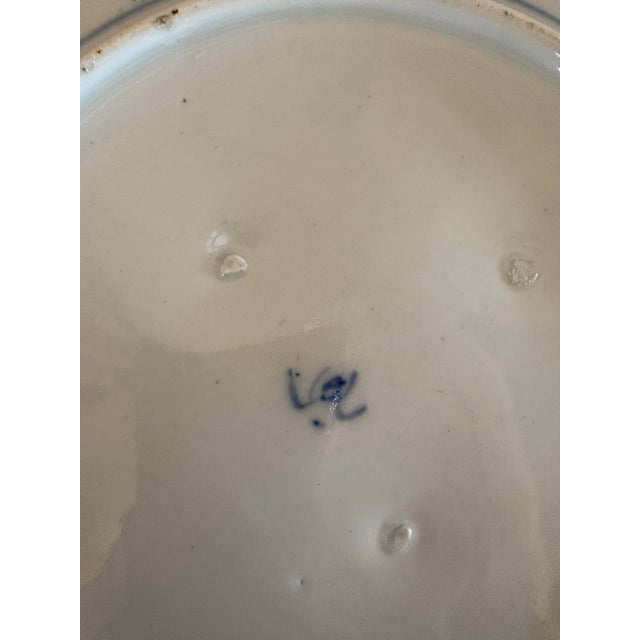 Ceramic Antique Japanese Hand Painted Imari Plate, 1860s For Sale - Image 7 of 10