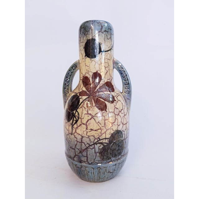 Ceramic Amphora Vase from Royal Dux, 1900s For Sale - Image 9 of 9