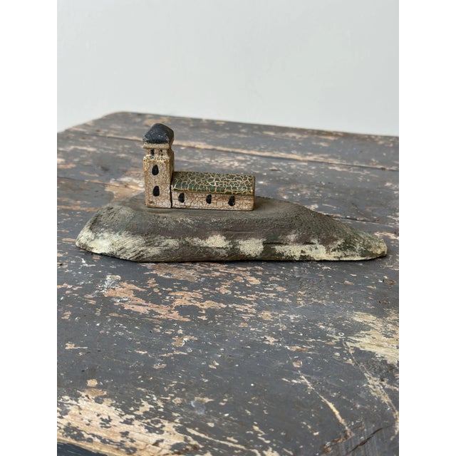 Vintage Mounted Lighthouse Architectural Sculptures With Contracted Finish, a Pair, Circa 1940s For Sale - Image 12 of 18