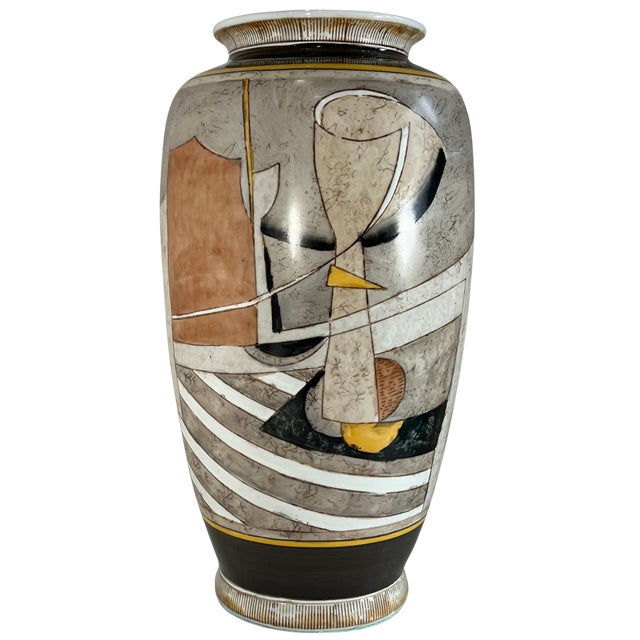 Vintage Picasso Cubist Style Ceramic Vase For Sale - Image 17 of 18