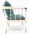 Modern Caracole Blue Silk Finesse Chair For Sale In Atlanta - Image 6 of 8