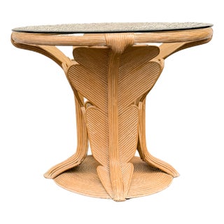 Pencil Reed Centre Table, 1970s For Sale