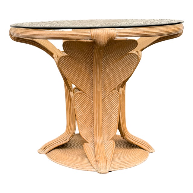 Pencil Reed Centre Table, 1970s For Sale