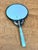 Vintage Floral Motif Metal Hand Mirror For Sale - Image 12 of 13