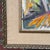 Wood Expressionist Birds of Paradise Oil Painting Signed by Artist Spoonamore For Sale - Image 7 of 11