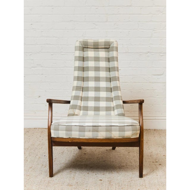 Mid-Century Modern Mid Century Scandinavian Lounge Chair For Sale - Image 3 of 11