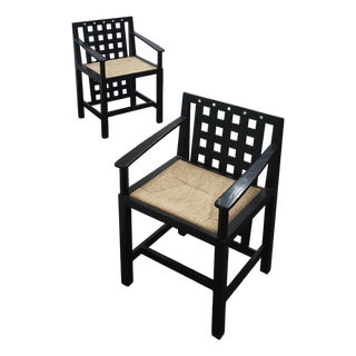 1980s Charles Rennie Mackintosh Ds4 Armchairs by Cassina, Set of 2 For Sale