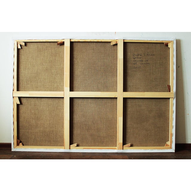 Sienna Artist Andrei Sitsko "Gallop" Modern Original Painting For Sale - Image 8 of 11