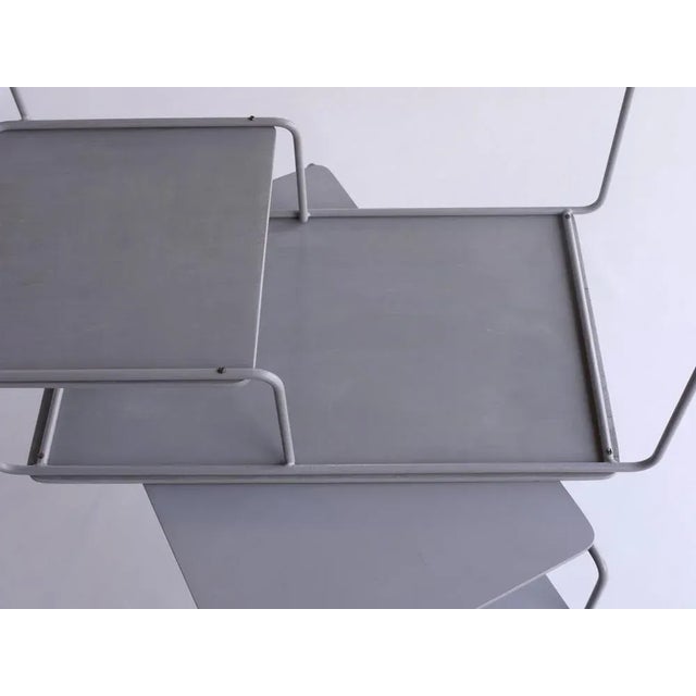 Gray Beek Side Tables by Elmar Berkovich for 't Spectrum, 1956, Set of 2 For Sale - Image 8 of 12