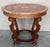 French 20th French Marquetry Round Center Table With Four Cabriole Legs '2 Available' For Sale - Image 3 of 11