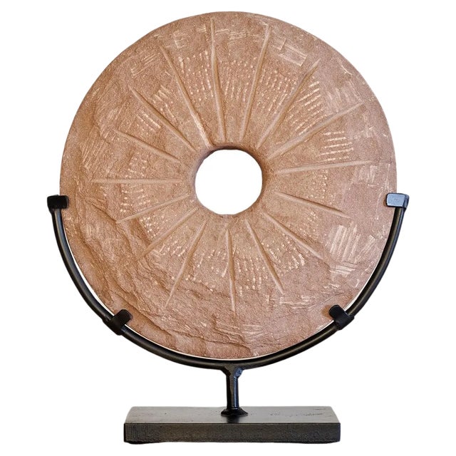 Small the Wheel of Time Sculpture by Jean-Baptiste Van Den Heede For Sale