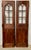 Wood French Door Panels With Arch Top 14 Panes of Glass Set Size 87 X 46 For Sale - Image 7 of 12
