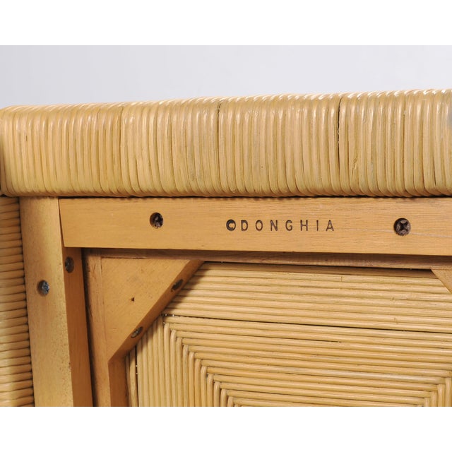 Set of Twelve John Hutton Donghia Block Island Cane Dining Chairs For Sale - Image 11 of 18