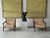 Spanish Rush Seat Armchairs, 1960s, Set of 2 For Sale - Image 6 of 10