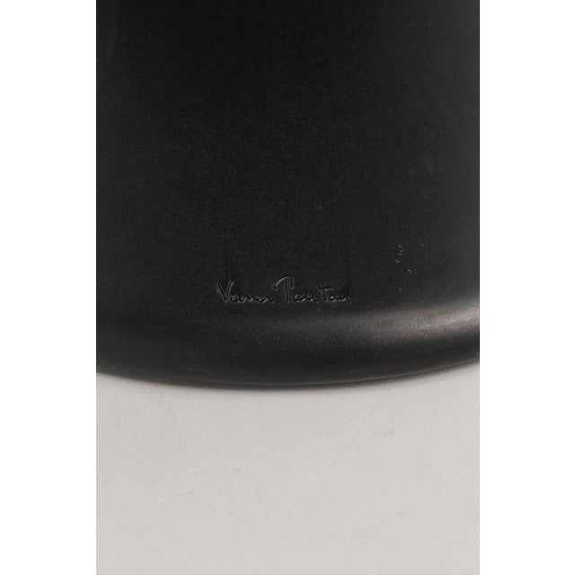 Black Vintage Chair by Verner Panton for Vitra, 1990 For Sale - Image 8 of 9