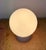 1970s Vintage White Porcelain and Glass Ceiling Light, 1970s For Sale - Image 5 of 12