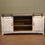 Rustic Greenview Sliding Door White Console - 68" For Sale - Image 3 of 7
