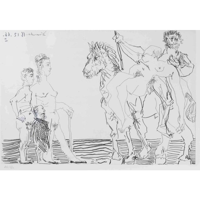 Modern Pablo Picasso, Le Cocu Magnifique, Original Etching, 1968 For Sale - Image 3 of 3