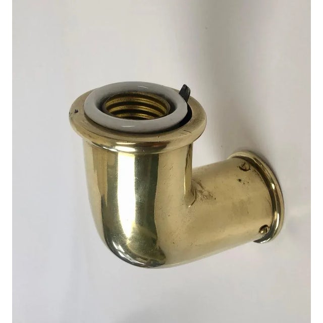 1930s Vintage Austrian Brass Sconces, 1930s, Set of 2 For Sale - Image 5 of 15