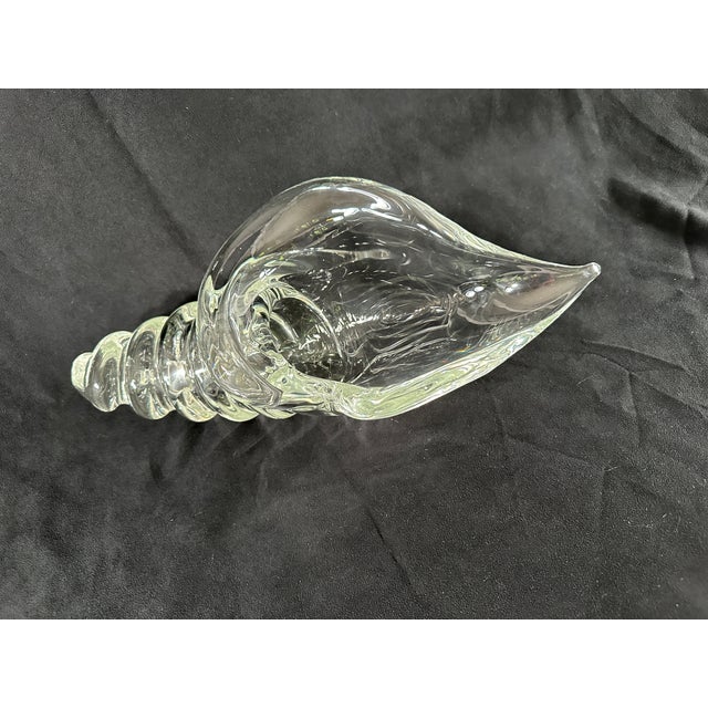 Mid 20th Century Licio Zanetti Sea Shell Sculpture Glass Murano Italy Signed For Sale - Image 17 of 18