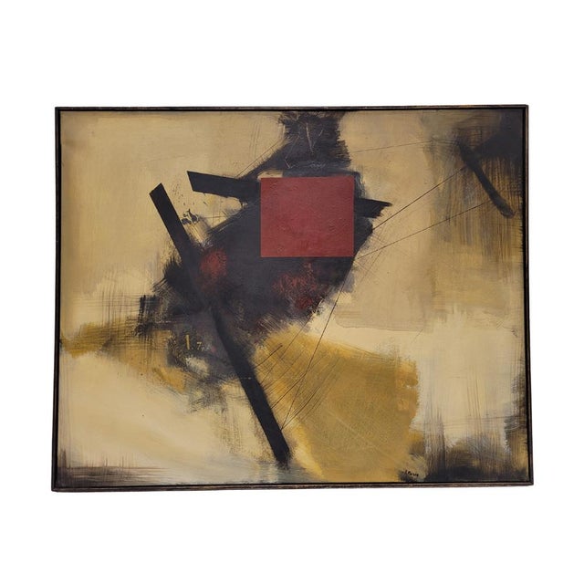 Andrés Mende, Informal Abstract Composition, 2015, Mixed Media For Sale - Image 16 of 16