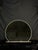Large Cream Framed Round Mirror With Sculptural Base, 45” X 40” For Sale In Miami - Image 6 of 8