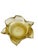 1970s Vintage Murano Bullicante Controlled Bubble Art Glass Amber Yellow Ashtray/ Catchall For Sale - Image 5 of 10