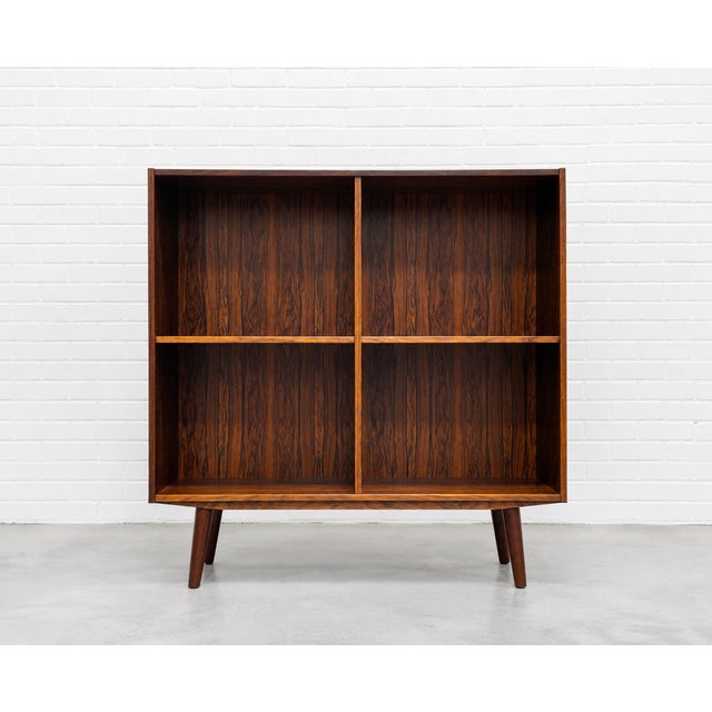 Danish Mid Century Modern Rosewood Bookcase / Vinyl Storage, c. 1960’s. Loads of storage for all your books and...