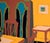 1980s Yellow Dining Room Interior - Multi Layer Fauvist Screenprint on Archival Paper by Doris Warner For Sale - Image 5 of 7