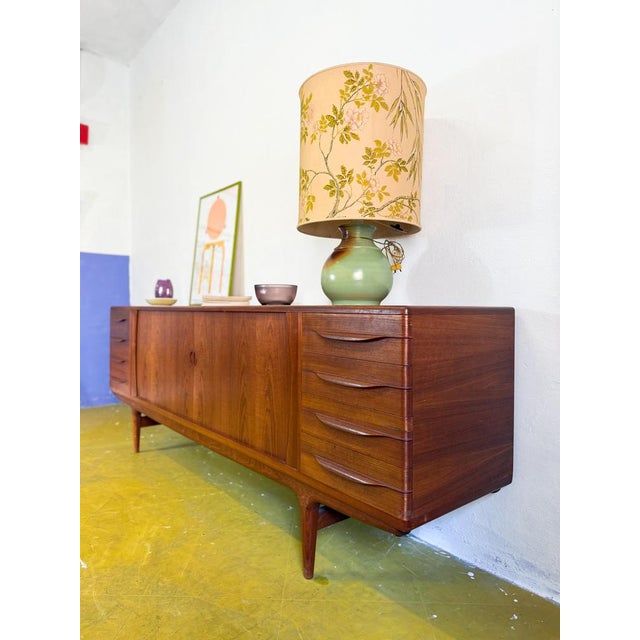 Vintage Danish Sideboard by Johannes Andersen, 1950s For Sale - Image 9 of 11