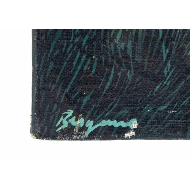 Contemporary Danilo Bergamo, Man, Original Oil on Canvas, 1970s For Sale - Image 3 of 5