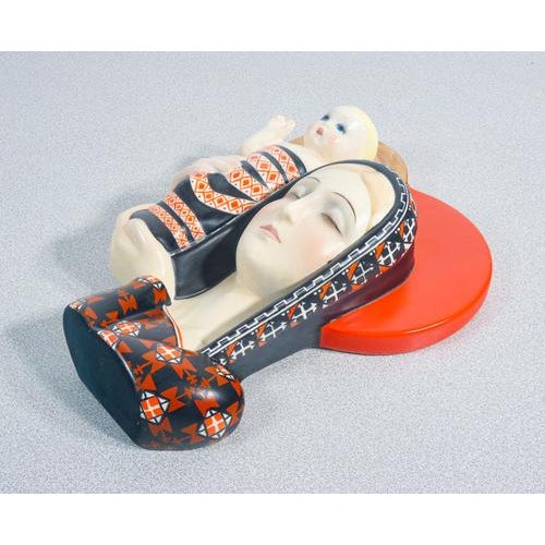 Ceramic Sculpture by Andrea Bologna for Lenci, 1935 For Sale - Image 14 of 18